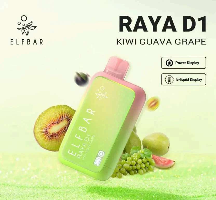 ELF BAR RAYA D1 – Kiwi Guava Grape – Vape Shop Mumbai