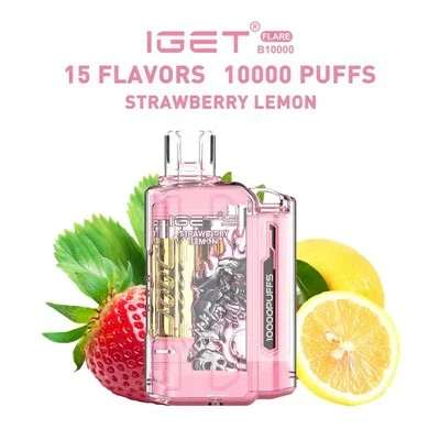 IGET Flare B10000 – Strawberry Lemon – Vape Shop Mumbai