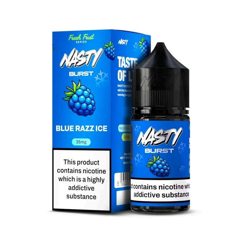 Nasty Burst – Blue Razz Ice – Salt Nic – Vape Shop Mumbai
