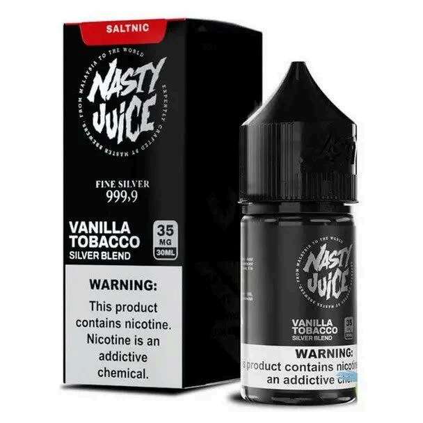 Nasty Juice – Vanilla Tobacco Silver Blend – Salt Nic – Vape Shop Mumbai